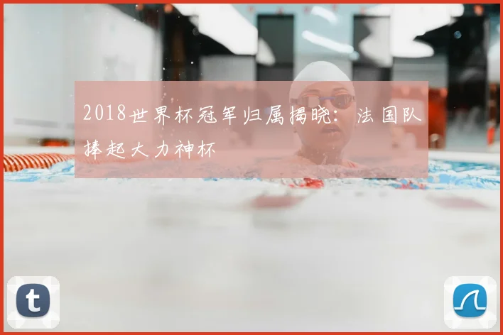 2018世界杯冠军归属揭晓：法国队捧起大力神杯