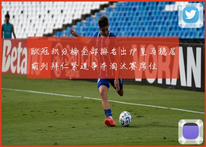 欧冠积分榜全部排名出炉皇马稳居前列拜仁紧追争夺淘汰赛席位