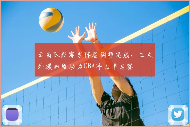 云南队新赛季阵容调整完成，三大外援加盟助力CBA冲击季后赛